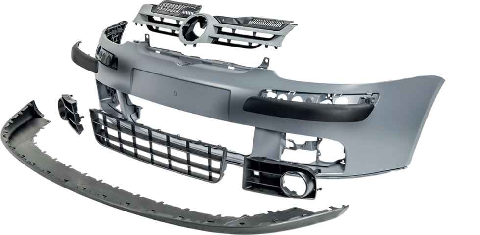 Automotive Headlight and Bumper